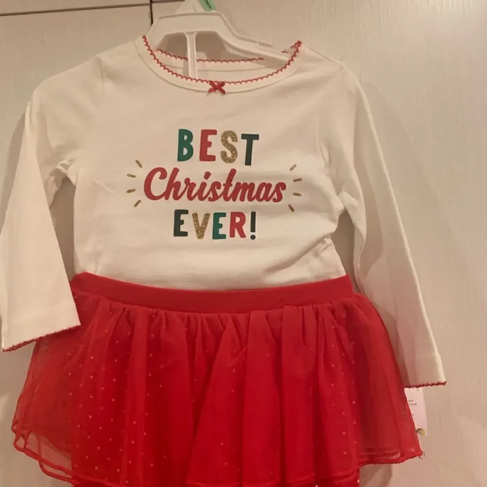 Holiday baby girl set🌲